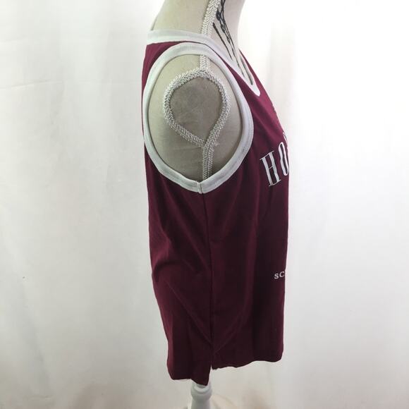 Harry Potter Hogwarts Crest Tank Maroon Juniors XS - Picture 4 of 11